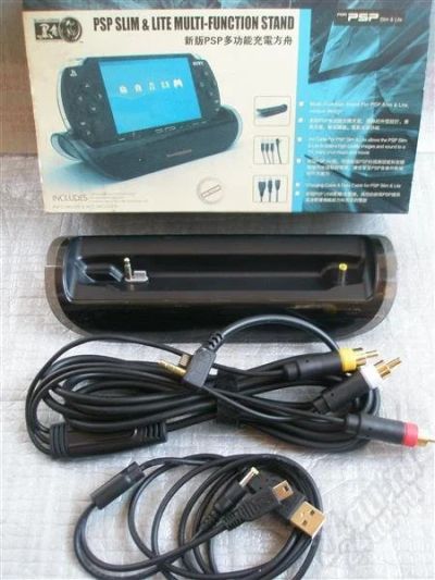 Лот: 762469. Фото: 1. Аксессуары для PSP Slim 3 в 1. Игровые приставки, консоли