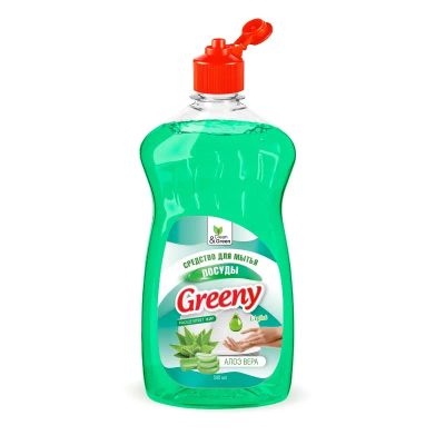 Лот: 20583450. Фото: 1. Средство для мытья посуды "Greeny... Бытовая химия