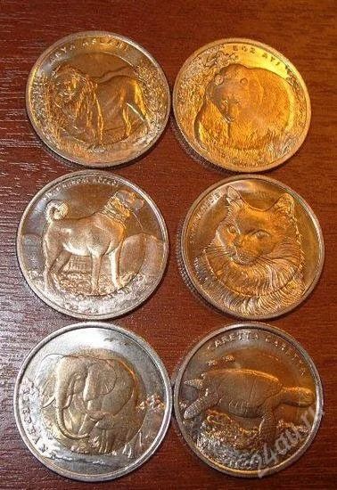 Лот: 1315676. Фото: 1. 1 лира. Турция. Животные Фауна... Ближний восток