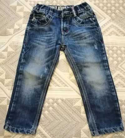Лот: 13652164. Фото: 1. Джинсы 86-98 Sweet Berry на подкладе... Брюки, шорты, джинсы