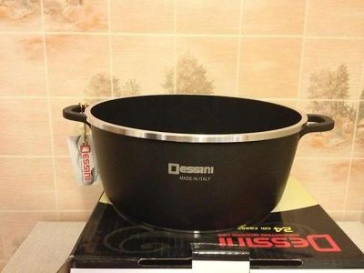 Лот: 3222275. Фото: 1. Кастрюля керамическая 24 см. Сковороды и сотейники