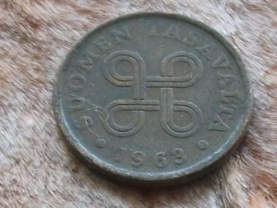 Лот: 8450079. Фото: 1. Монета 5 пенни пять пени Финляндия... Европа