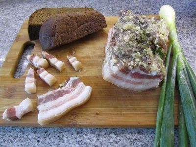 Лот: 7855735. Фото: 1. Сало соленое (прослойка). Мясо, птица, яйцо