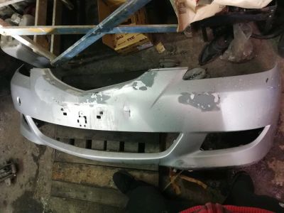 Лот: 12262653. Фото: 1. Бампер Mazda Axela. Кузов