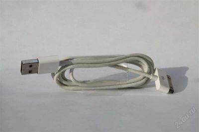 Лот: 2463174. Фото: 1. USB кабель iPhone 3G, 3GS, 4... Дата-кабели, переходники