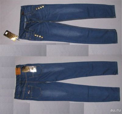 Лот: 10465914. Фото: 1. джинсы новые унисекс синие. Брюки, шорты, джинсы