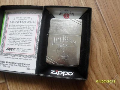 Лот: 1918709. Фото: 1. zippo jim beam 1935 оригинал. Сувенирные мелочи