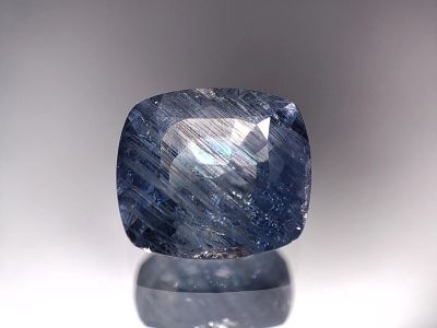 Лот: 21334297. Фото: 1. 3.82 ct. Сапфир кушон. НЕ гретый... Драгоценные и поделочные камни