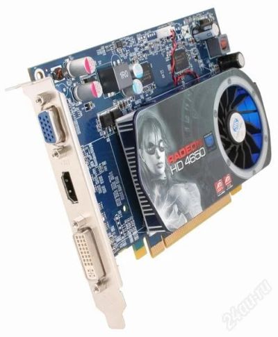 Лот: 1789140. Фото: 1. Видеокарта SAPPHIRE HD 4650 512MB... Видеокарты