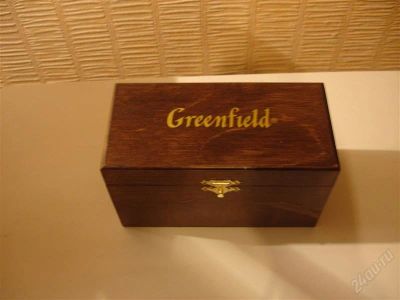 Лот: 1487658. Фото: 1. Шкатулка под чай "Greenfield". Сувенирные мелочи