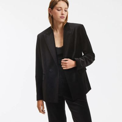 Лот: 24155173. Фото: 1. Бархатный LaRedoute. Пиджаки, жакеты, жилеты