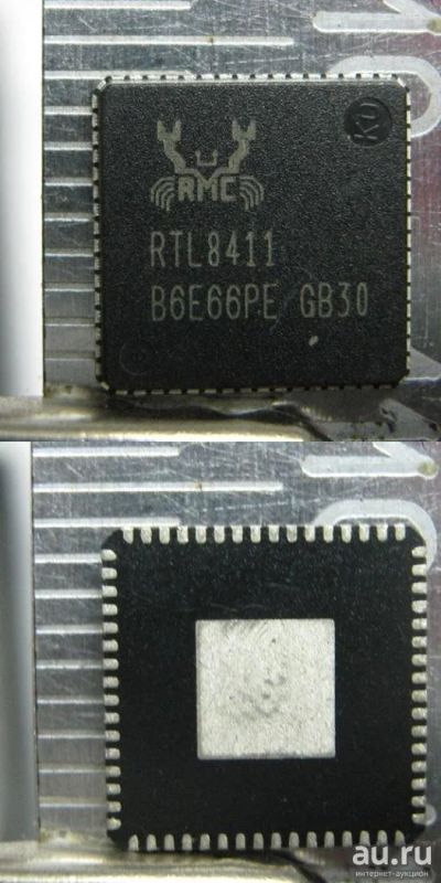 Лот: 17444979. Фото: 1. Mикросхема RTL8411BA RTL8411B. Микросхемы