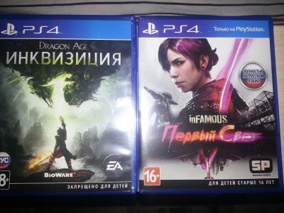 Лот: 4948328. Фото: 1. Dragon Age Инквизиция + Infamous... Игры для консолей