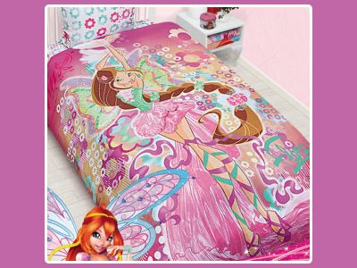 Лот: 3555300. Фото: 1. Постельное белье Winx! 1,5-спальный. Постельное бельё