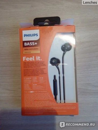 Лот: 11925880. Фото: 1. Наушники Philips SHE4305 BASS... Красноярск