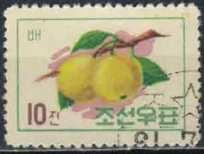 Лот: 21392391. Фото: 1. 1961. Северная Корея. Фрукты... Марки
