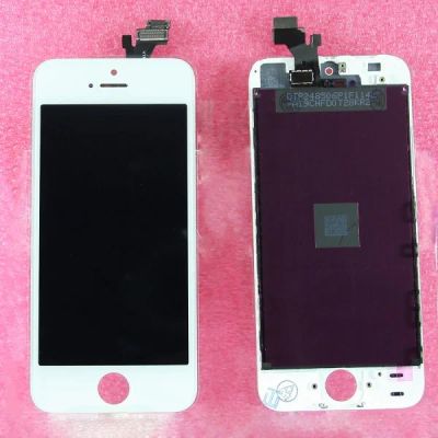 Лот: 7334521. Фото: 1. Дисплей iPhone 5 Б/У в сборе Белый... Дисплеи, дисплейные модули, тачскрины