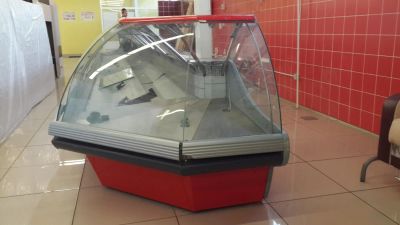 Лот: 11255852. Фото: 1. Витрина Брэндфорд угловая открытая... Торговое
