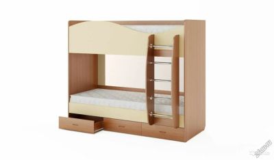 Лот: 8230935. Фото: 1. двухъярусная кровать. Детские кровати и кроватки