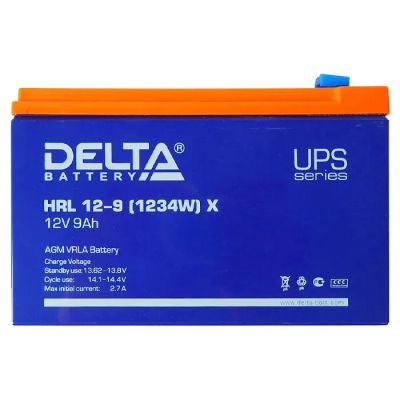 Лот: 11412731. Фото: 1. Аккумулятор Delta HRL 12-9 X... ИБП, аккумуляторы для ИБП