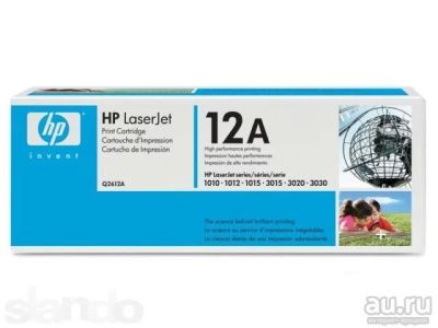 Лот: 8993365. Фото: 1. HP 12A Black Original LaserJet... Картриджи, расходные материалы
