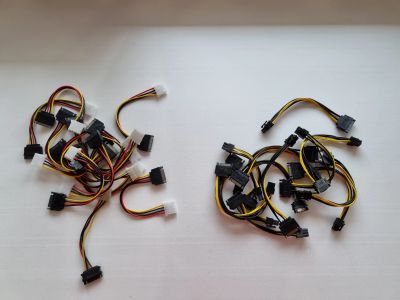 Лот: 17099886. Фото: 1. Переходник Sata-6pin и Sata-Molex... Шлейфы, кабели, переходники