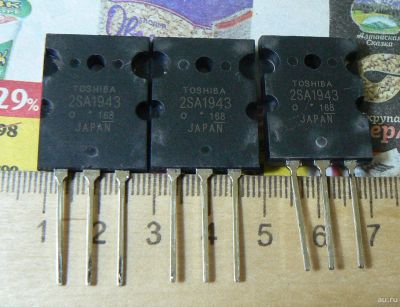 Лот: 17627648. Фото: 1. Транзистор 2SA1943 (SA1943) -... Транзисторы