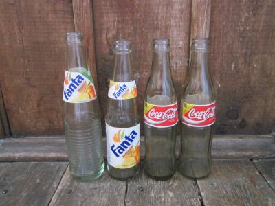 Лот: 25227153. Фото: 1. Коллекция бутылок Coca-Cola, Fanta... Бутылки, пробки, этикетки