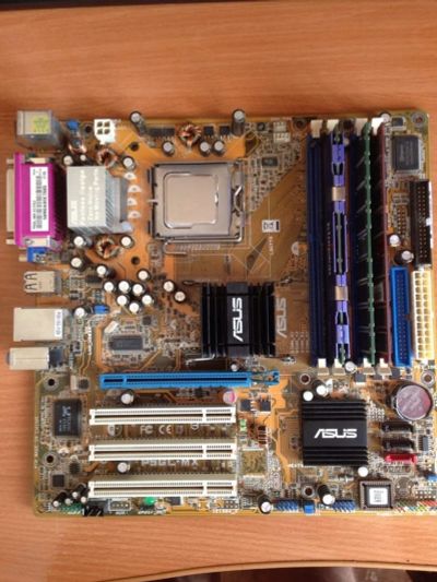 Лот: 15641020. Фото: 1. Asus P5GL-MX + Pentium 640 3,20... Материнские платы
