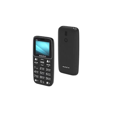 Лот: 25084151. Фото: 1. Сотовый Maxvi B110 Black 2sim... Кнопочные мобильные телефоны