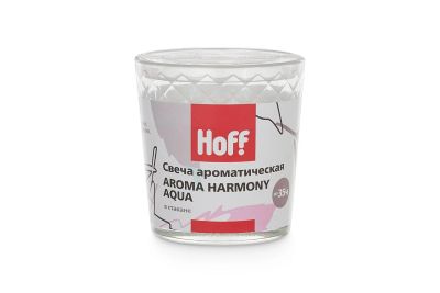 Лот: 23635528. Фото: 1. Свеча в стакане HOFF Aroma Harmony. Свечи