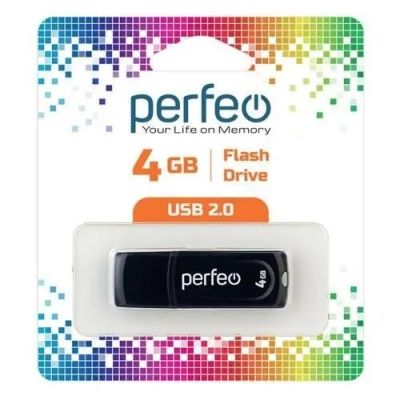 Лот: 25364354. Фото: 1. Флеш-накопитель USB2.0 4Gb Perfeo... USB-флеш карты