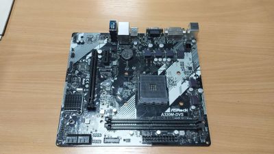 Лот: 21443041. Фото: 1. Материнская плата AM4 AsRock A320m-DVS... Материнские платы