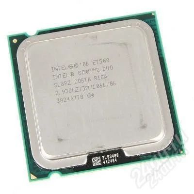 Лот: 761114. Фото: 1. Intel Core 2 Duo E7500. Процессоры