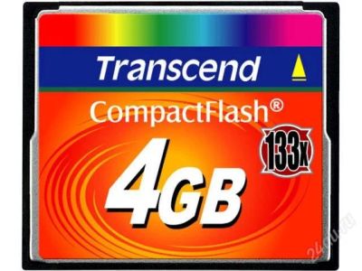 Лот: 2768798. Фото: 1. Карта памяти Compact Flash 4 Gb... Карты памяти