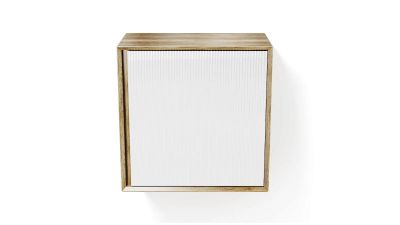 Лот: 23748055. Фото: 1. Шкаф навесной Glass, цвет Дуб... Шкафы, шкафы-купе