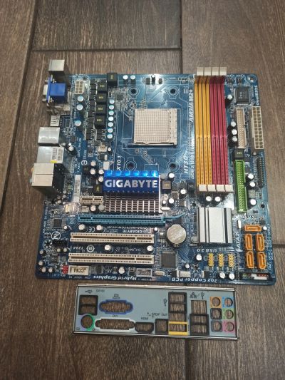 Лот: 15840310. Фото: 1. Мат.плата Socket AM2+ Gigabyte... Материнские платы