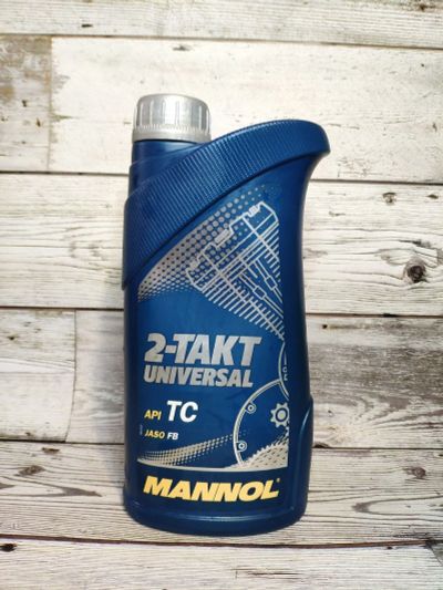 Лот: 16386859. Фото: 1. Масло Mannol 2T Universal 1литр... Масла, жидкости