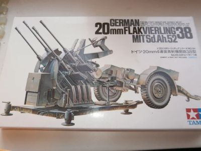 Лот: 4969058. Фото: 1. Модель "Tamiya" 1/35 Flak 38 20мм. Военная техника