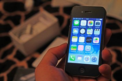 Лот: 4214009. Фото: 1. Iphone 4 32gb black в идеальном... Смартфоны
