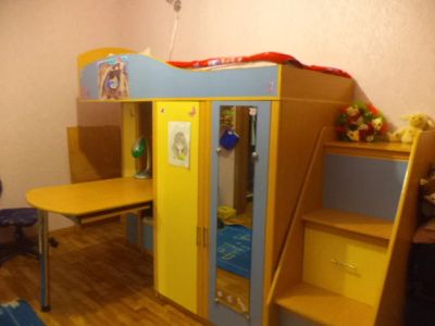 Лот: 5203923. Фото: 1. Кровать "уголок школьника". Детские кровати и кроватки