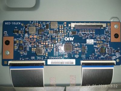 Лот: 12039200. Фото: 1. t-con T430HVN01.A ctrl bd 43T01-C09... Запчасти для телевизоров, видеотехники, аудиотехники