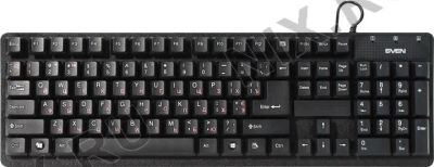Лот: 9148822. Фото: 1. Клавиатура SVEN 301 P\C Black. Клавиатуры для ноутбуков