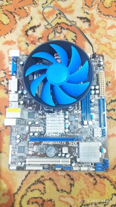 Лот: 19631230. Фото: 1. Материнская плата ASRock 960GM... Материнские платы