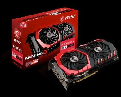 Лот: 10583914. Фото: 1. Radeon RX 580 MSI Gaming X 8G... Видеокарты