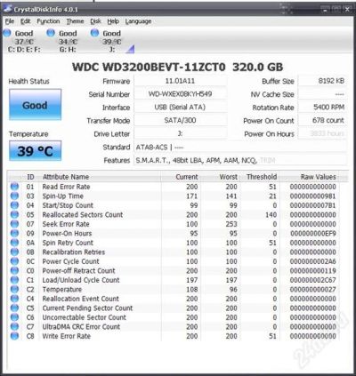 Лот: 1576234. Фото: 1. HDD Western Digital 3200BEVT. Жёсткие диски (HDD)