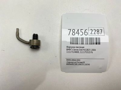 Лот: 21147023. Фото: 1. Форсунка масляная Bmw 5-Series... Двигатель и элементы двигателя
