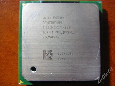 Лот: 717033. Фото: 1. Intel Pentium 4 3000MHz Prescott... Процессоры
