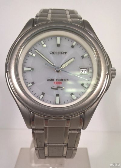 Лот: 13605334. Фото: 1. Часы ORiENT LIGHT POwERED 4000... Оригинальные наручные часы