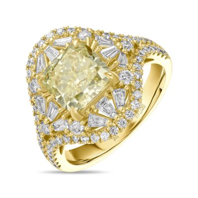 Лот: 24357863. Фото: 1. Кольцо с бриллиантами. Кольца, перстни